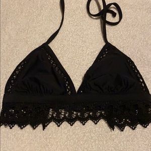 Black Swim Suit Top